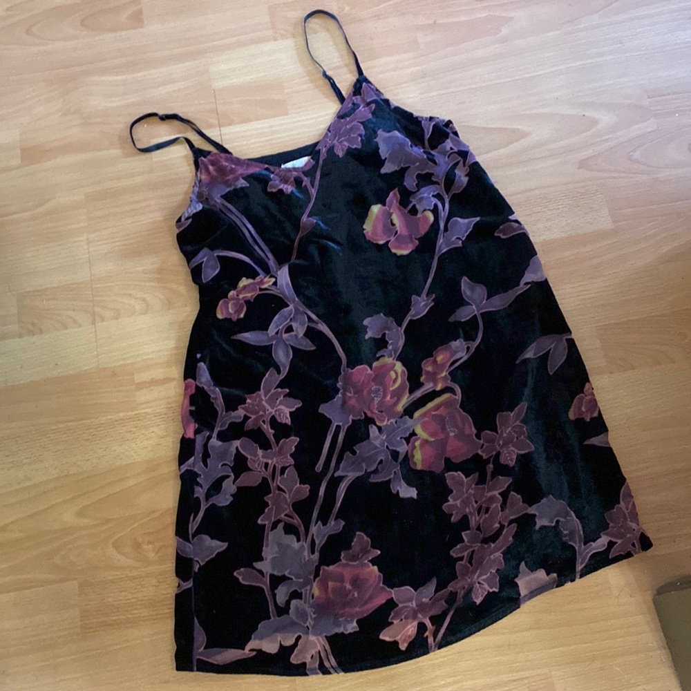 Velveteen lined dress size medium